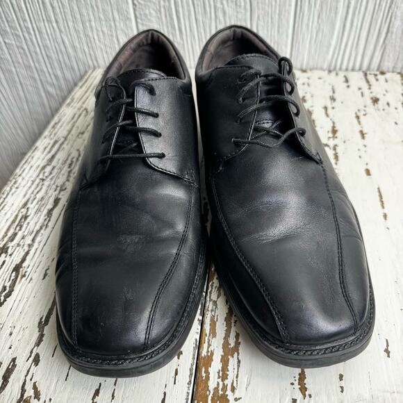 Nunn Bush Men's MARCELL Black leather Bicycle Toe Oxford Shoes 83364-01 Size 10M - Picture 5 of 11